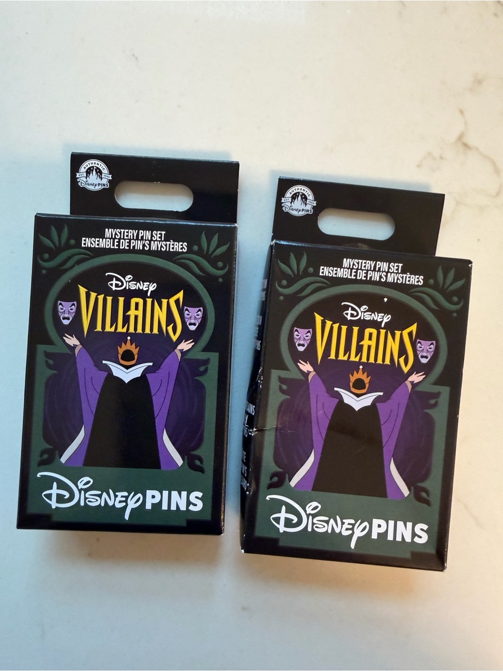 Disney Villains Pin Blind Box - 2 boxes